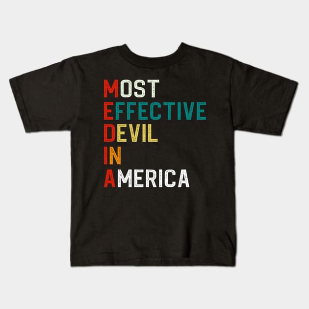 Most Effective Devil In America Kids T-Shirt by DragonTees